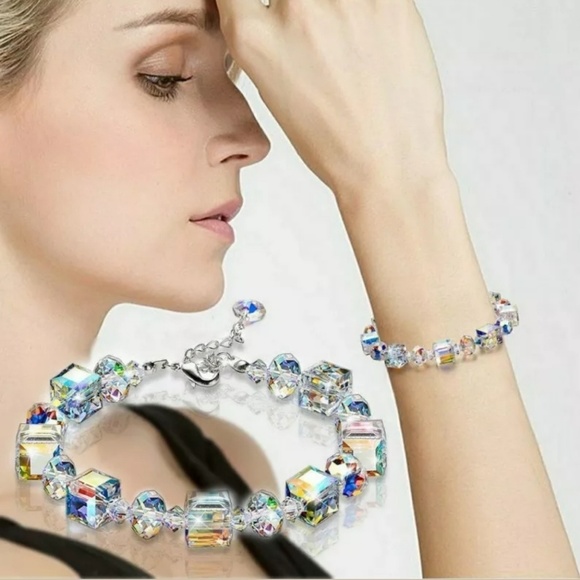 Aurora borealis bracelet swarovski Clearance